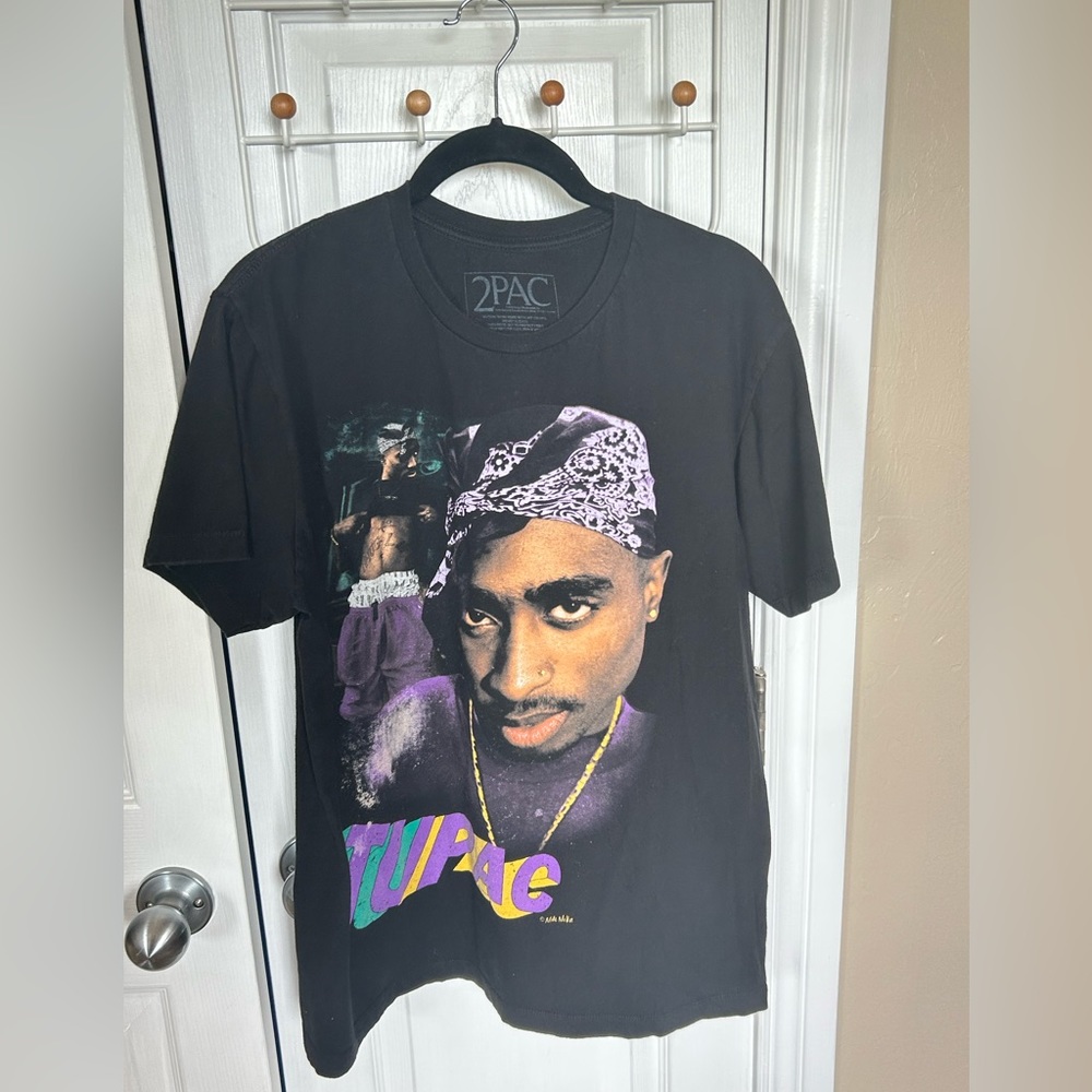 2Pac graphic short sleeve tee